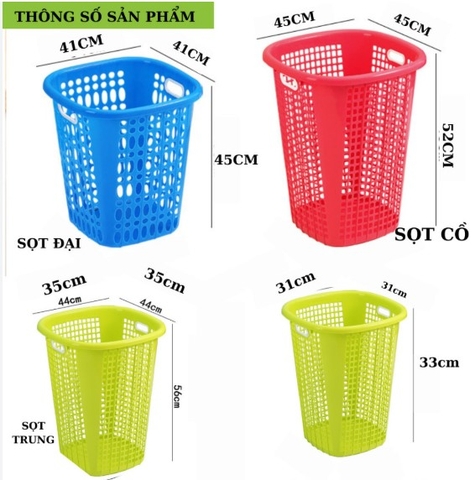 Sọt đựng quần áo Duy Tân Oval cỡ Đại Sọt đựng quần áo Duy Tân Oval cỡ Đại