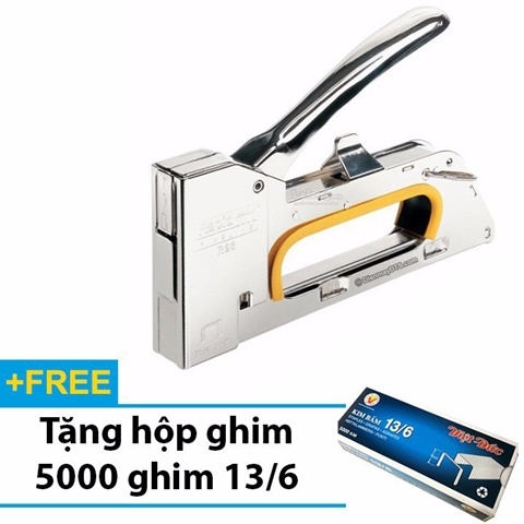 Súng bắn ghim cầm tay Rapid R23 Thuỵ Điển tặng kèm hộp ghim 13/6