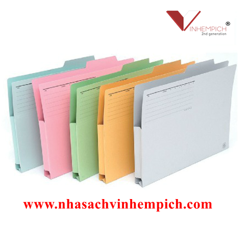 File túi giấy có đáy Plus 061PF Bìa hộp A4-E Potable Plus Folder