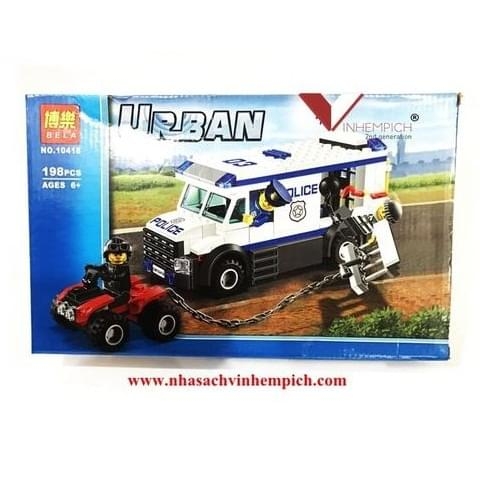 BỘ ĐỒ CHƠI LẮP GHÉP BELA URBAN 10418 198PCS AGE 6+