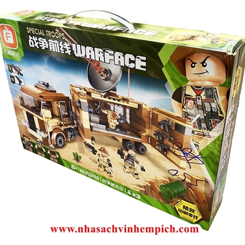 Lắp ghép SPECIAL TROOPS WARFACE FC3416 XE TẢI CHỞ VỆ TINH