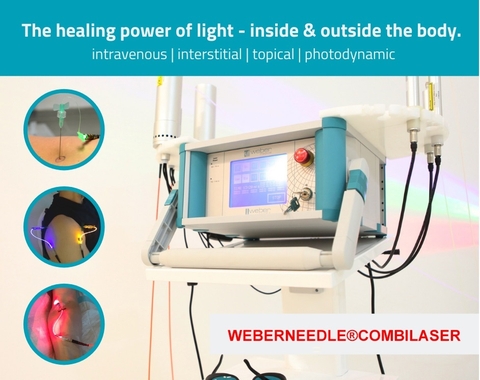 Máy điều trị chiếu xạ bằng laser quang động 16 kênh Weberneedle®Combilaser