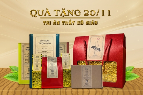 Bộ trà tặng thầy cô giáo 20/11