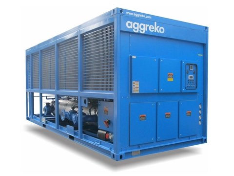 Typical Aggreko temporary power plant