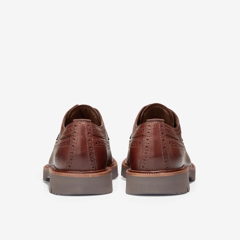 Giày Cole Haan American Classics Longwing Oxford – Màu nâu đậm