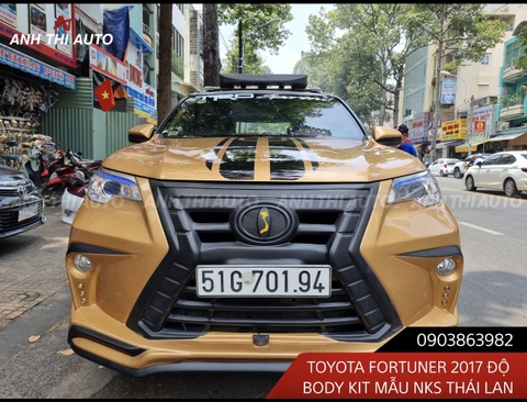 BODY KIT XE FORTUNER 2017-2018 | KIỂU NKS LEXUS 570 THÁI