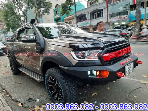 Độ Cản Sắt Trước Limited Cho Xe Ford Ranger