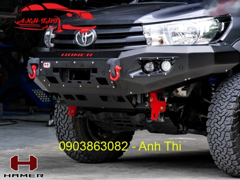 CẢN ĐỘ TRƯỚC THEO XE TOYOTA HILUX 2019 | MẪU HAMER THÁI