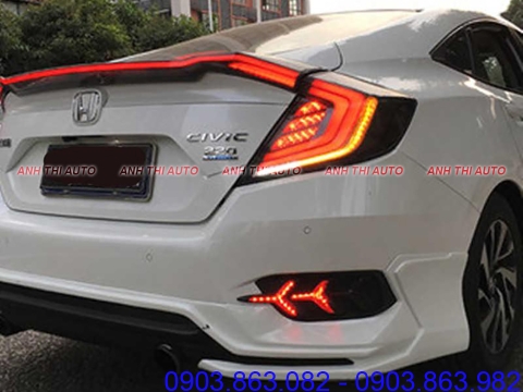 ĐÈN ĐỘ CỐP SAU THEO XE HONDA CIVIC 2019