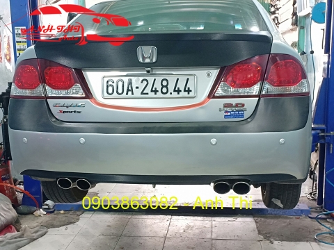 ĐỘ TIẾNG NỔ PÔ Ô TÔ ON OFF XE HONDA CIVIC 2.0