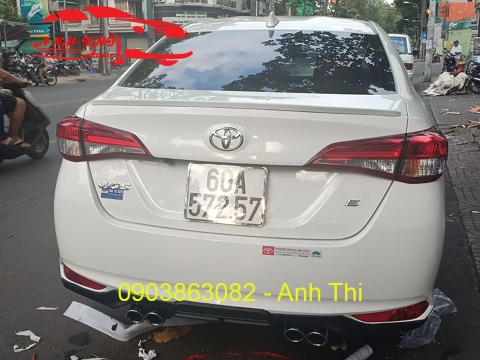 ĐUÔI CÁ DÁN HÀN QUỐC XE TOYOTA VIOS 2019