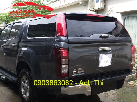 NẮP THÙNG CAO CÓ ĐÈN XE ISUZU D-MAX