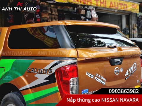 NẮP THÙNG CAO KHÔNG ĐÈN THEO XE NISSAN NAVARA