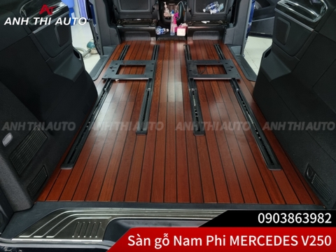 Lót Sàn Gỗ Nam Phi Nhập Khẩu Xe MERCEDES V250