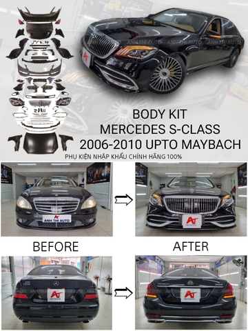 Body Kit Mercedes S-Class Độ S550 Maybach