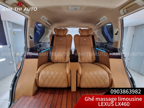 Độ Ghế Limousine Cho Lexus GX460