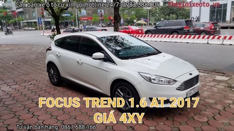 Bán Ford Focus Trend 1.6 AT 2017 cực đẹp odo 5v zin, sơ cua chưa hạ.!