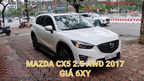 Bán Mazda CX5 2.5 AWD 2017 quá đẹp, đi 6,4v KM cần bán thanh lý gấp.!