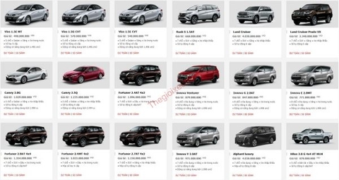 Toyota Bạc Liêu -  Giá xe Toyota chính hãng tốt nhất tại Bạc Liêu.!