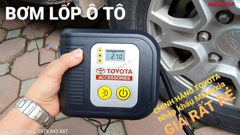 [VIDEO] Trên tay Bơm lốp ô tô điện tử chính hãng Toyota nhập Malayxia.
