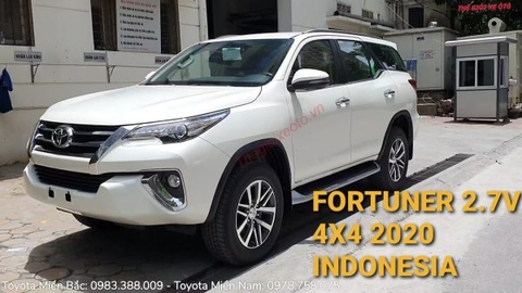 [VIDEO] Toyota Fortuner 2.7V 4x4 AT 2020 nhập khẩu Inodonesia 100%.!