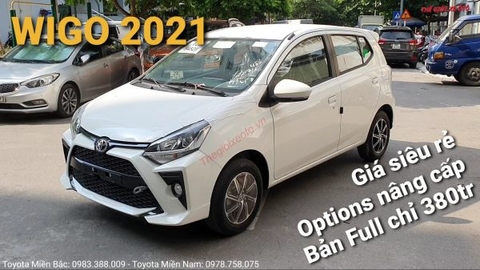 [VIDEO] Cận cảnh Toyota Wigo 2021 với nhiều nâng cấp, giá rẻ hơn.!