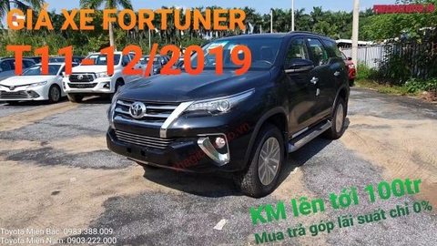 [VIDEO] Giá xe Toyota Fortuner 2019 tháng 11-12/2019 giảm tới hơn 100tr.