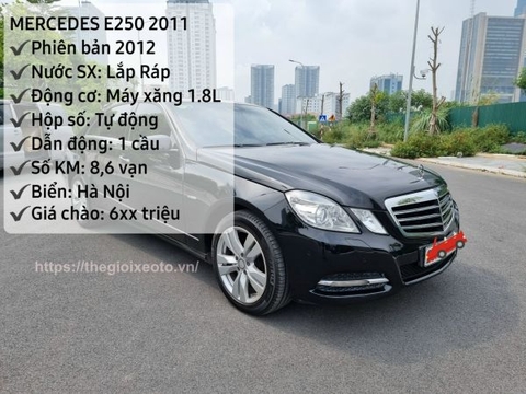 Bán Mercedes-Benz E250 2011 model 2012 đẹp xuất sắc, giá cực rẻ.!