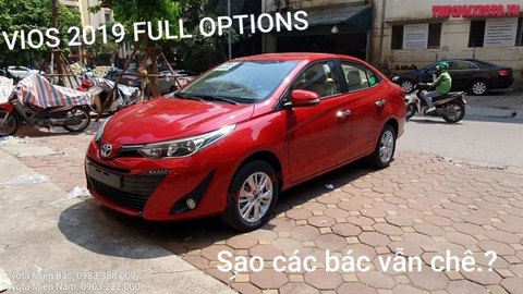[VIDEO] Chi tiết Toyota Vios 2019 bản Full Options.!