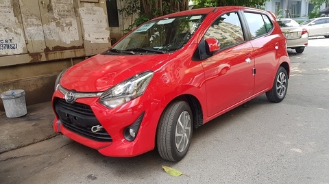 Hình ảnh thực tế Toyota Wigo 2019 nhập khẩu đã có mặt tại đại lý.