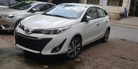 Xe Yaris 1.5G 2019 màu trắng ngọc trinh đầu tiên về đại lý, kiểu dáng quá đẹp, dự là rất hot.!