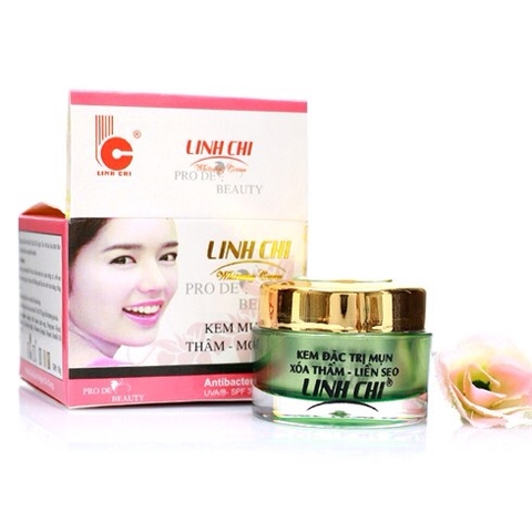 Kem đặc trị mụn- xóa thâm-liền sẹo Linh Chi (16g)-LC030 