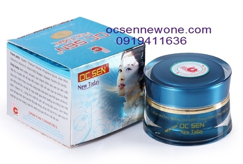 Ốc Sên New Today-Kem Dưỡng Trắng Da Mặt-Trang Điểm-Phục Hồi Da LINH CHI (20g)_OS012 