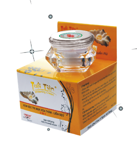 Tuổi Tiên-Kem đặc trị mụn, xoá thâm, liền sẹo Linh Chi (10g)_TT006 