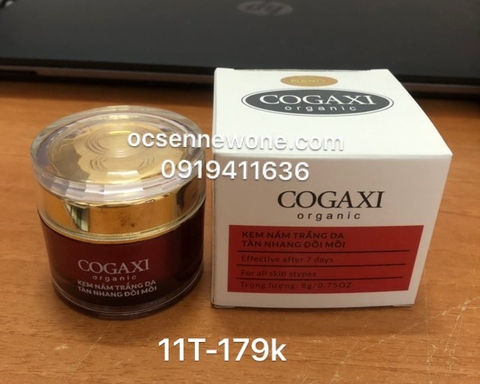 Kem nám trắng da tàn nhang đồi mồi COGAXI-organic-8g-11T 