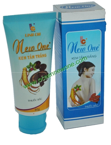 Kem Tắm Trắng Thuốc Bắc  New One Linh Chi (80g)-NW049 