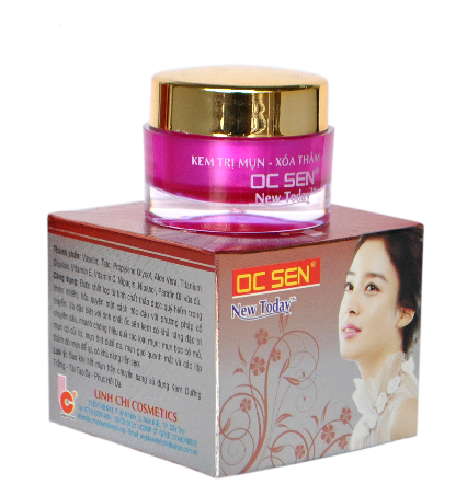 Ốc Sên New Today-Kem Trị Mụn-Thâm-Mờ Sẹo LINH CHI (18g)-OS018 