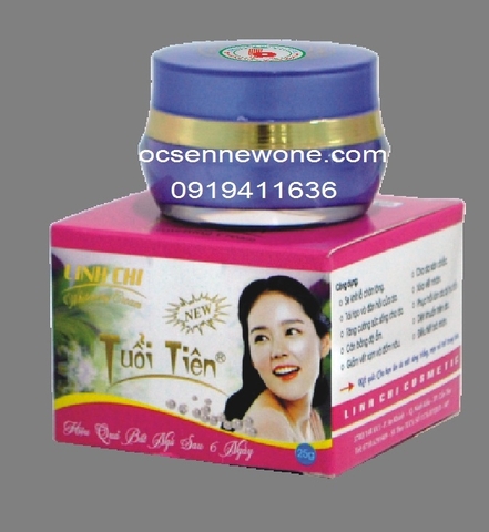 Tuổi Tiên-Kem Dưỡng Trắng Da Mặt Thế Hệ Mới 10 in 1 Linh Chi (25g)_TT013 