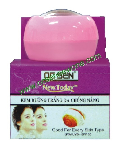 Ốc Sên New Today- Kem Dưỡng Da Chống Nắng LINH CHI (8g)-HỘP CŨ_OS032 