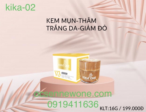 KIKA ONE V3 KEM MỤN-THÂM-TRẮNG DA-GIẢM ĐỎ (16g)-Kika-02 