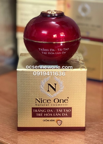 Kem trắng da tái tạo trẻ hóa làn da Nice One Linh Chi (20g)-NO12 Kem trắng da tái tạo trẻ hóa làn da Nice One Linh Chi (20g)-NO12
