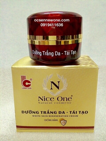 Kem dưỡng trắng tái tạo da Nice One Linh Chi (16g)-NO04 