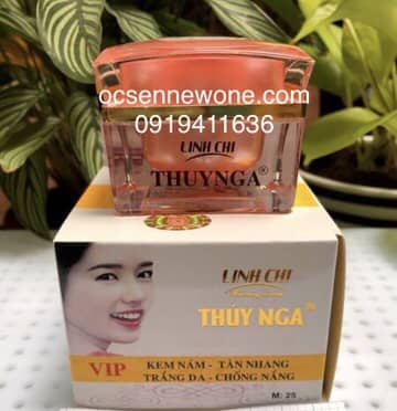 Kem trị nám-tàn nhang-mờ thâm VIP Linh Chi (25g)-LC002 Kem trị nám-tàn nhang-mờ thâm VIP Linh Chi (25g)-LC002