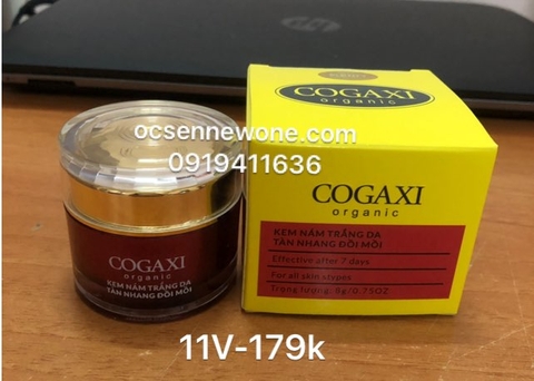 Kem nám trắng da tàn nhang đồi mồi COGAXI-organic-8g-11V 