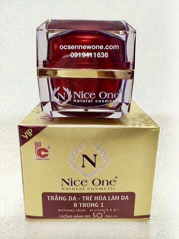 Kem trắng da trẻ hóa làn da 8 in 1 Nice One Linh Chi (VIP)-40g-NO18