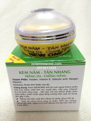 Ốc Sên New Today-Kem trị Nám-Tàn Nhang LINH CHI (9g)_OS051 