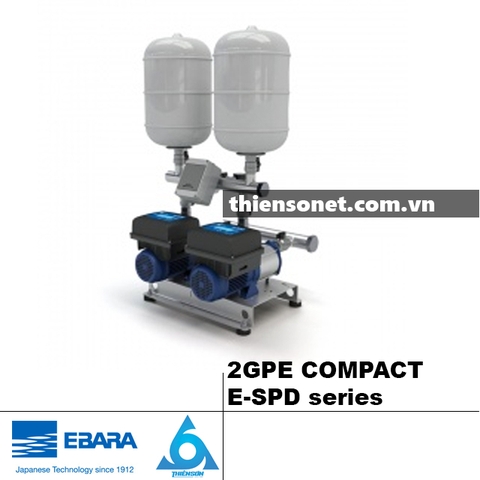 Hệ bơm tăng áp EBARA 2GPE COMPACT E-SPD