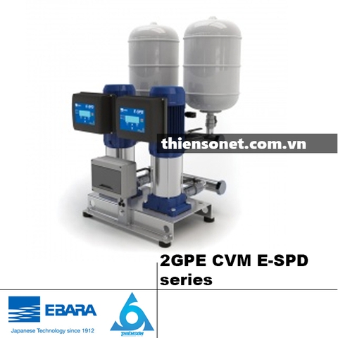 Hệ bơm tăng áp EBARA 2GPE CVM E-SPD