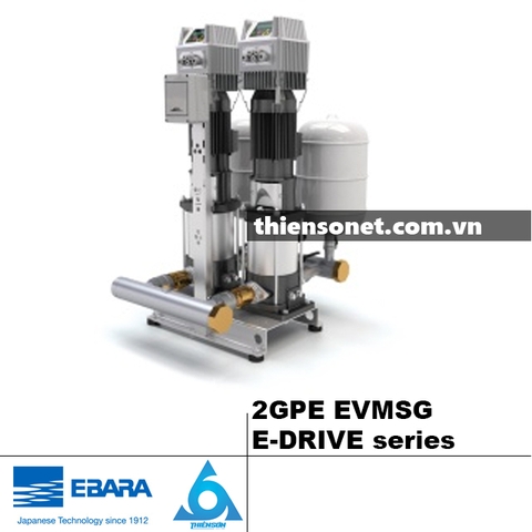Hệ bơm tăng áp EBARA 2GPE EVMSG E-DRIVE