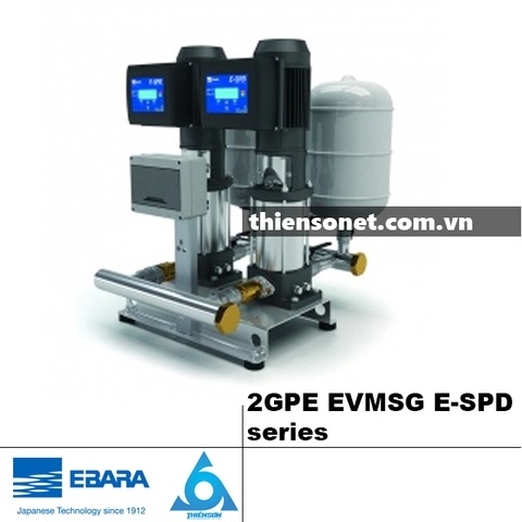 Hệ bơm tăng áp EBARA 2GPE EVMSG E-SPD